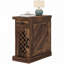 Table d'appoint Farmhouse avec abri de rangement, tiroir et armoire