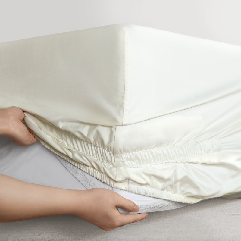 Ultra Percale Adjustable Fitted Sheet Fitted Sheet, Queen, Blue
