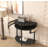 Unique Half Moon Design End Table-1727519325