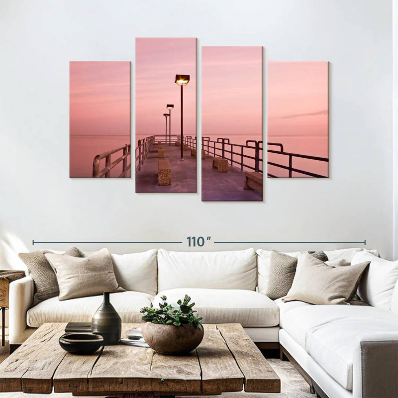 Aletra Edgewood Park Pier, 54" H x 84" W