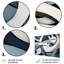 Bleu et blanc tourbillons d'anneaux I - art mural abstrait, salon-1846071296-1846071422