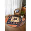 Tapis orange en mélange de coton et de polyester à imprimé numérique Jateen-496668153