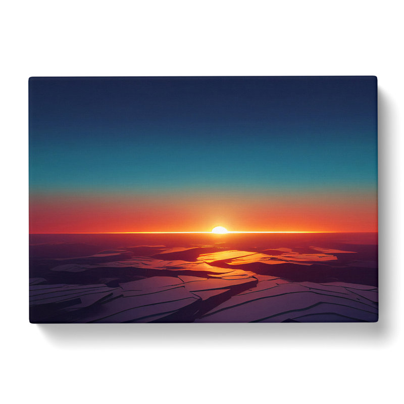 Dashing Sunset - Wrapped Canvas, 40cm H x 60cm W x 3cm D