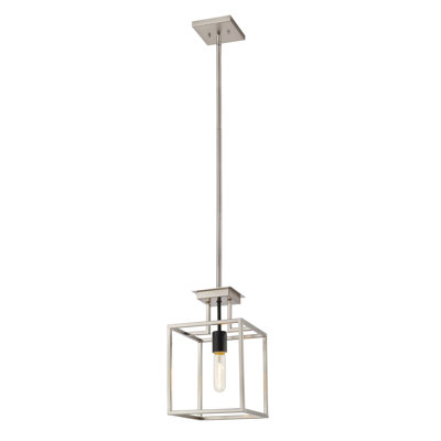 Luminaire suspendu carré 1 lumières Bedsworth