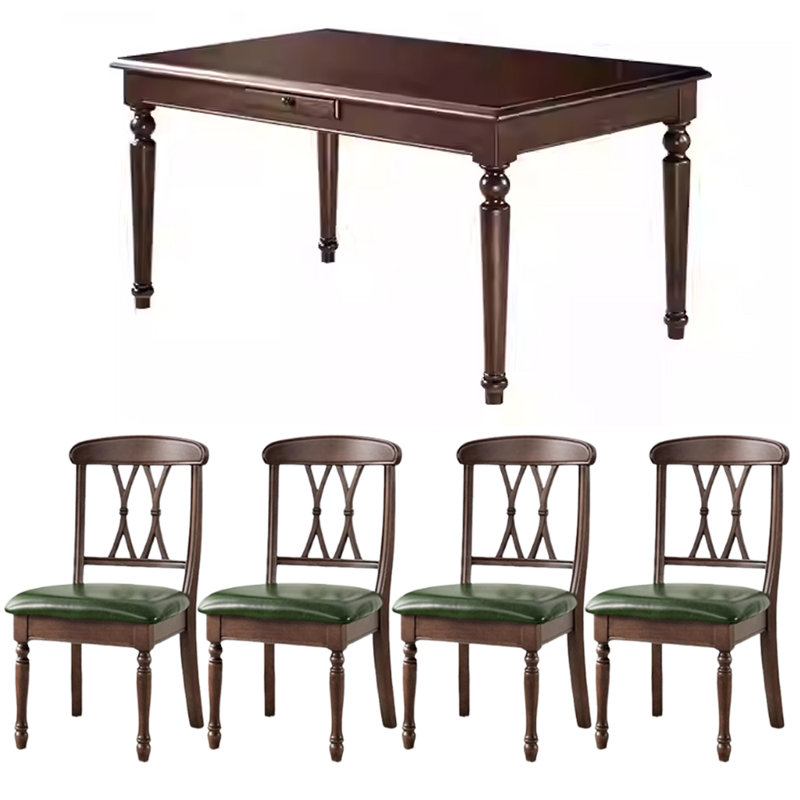 Table de salle à manger Vintage Classic, H 29,92 po x L 59,05 po x l 35,43 po