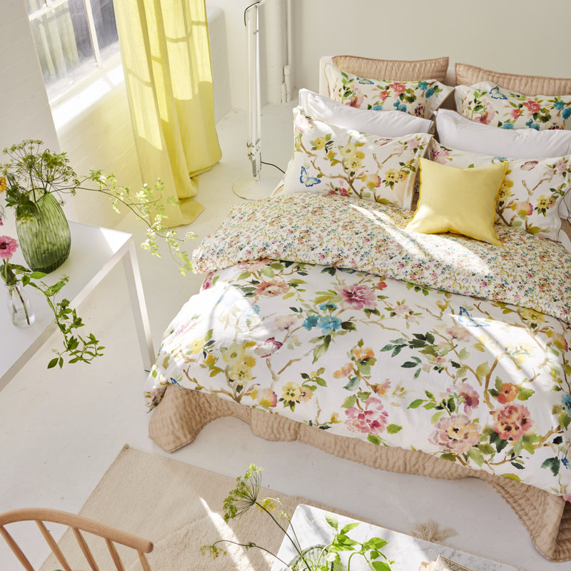 Chenevard Natural & Chalk Quilt, California King