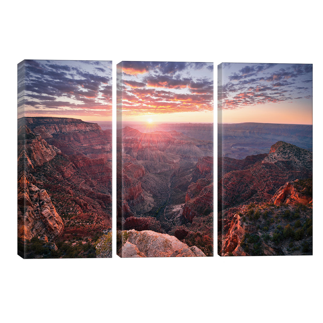 'The Grand Canyon' Photograph Multi-Piece Image on Wrapped Canvas
