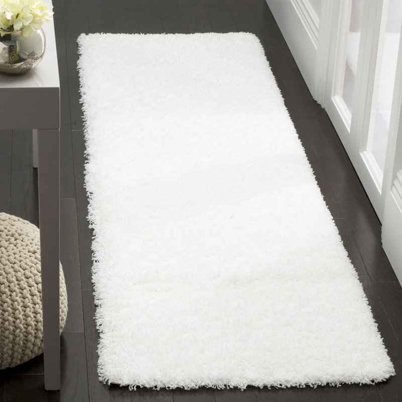 Tapis de couleur unie à poils longs Cole Sgl-Laguna Performance, Tapis de couloir 2 pi 3 po x 8 pi