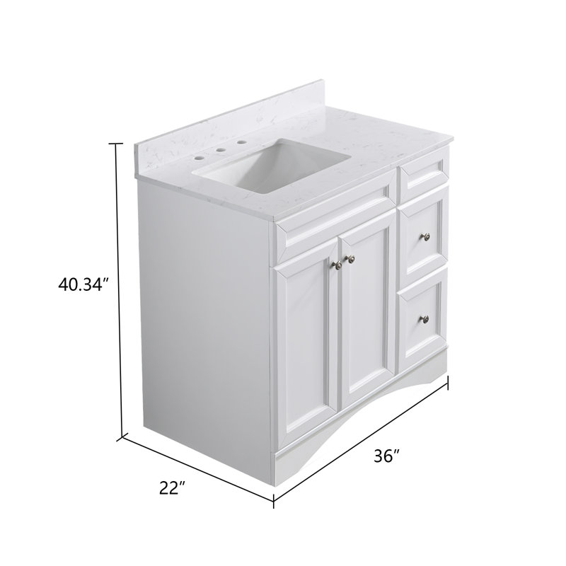 Ensemble de meuble-lavabo simple 36 po