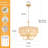 Roelke 5 - Light 2-tier Dimmable Bohemian Rattan Double Drum Rattan Chandelier With Hand Woven Hemp Rope Shade-1583257515