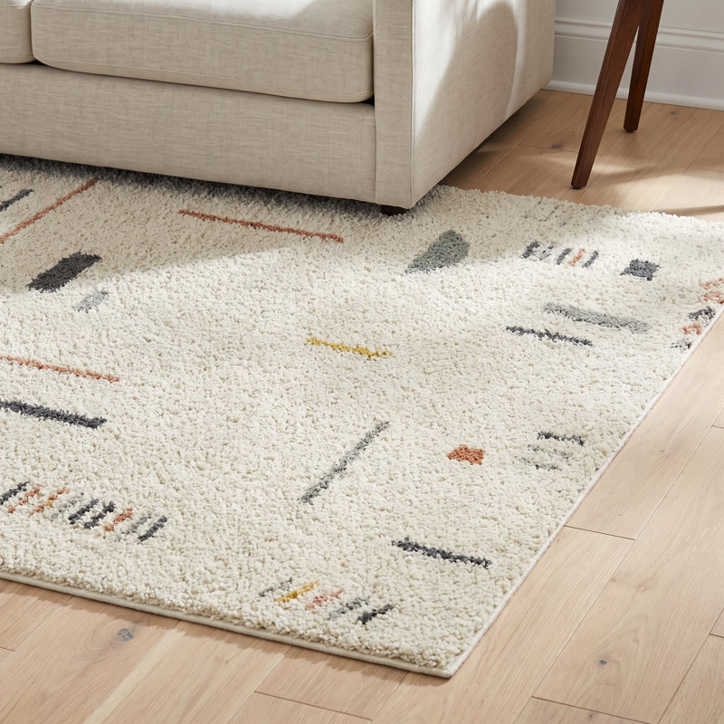Morin Geometric Indoor Rug, Rectangle 7'10" x 10'