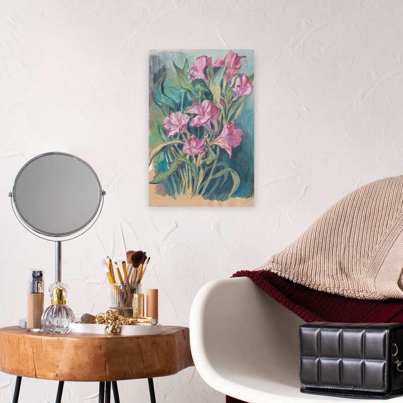 Art contemporain, art mural romantique, H 12 po x l 8 po
