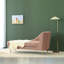 Chaise longue rembourrée en bois massif-101515071