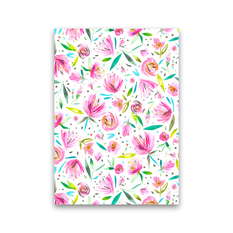 Peonies Pink - Print, No Framed, 42cm H x 30cm W x 1cm D