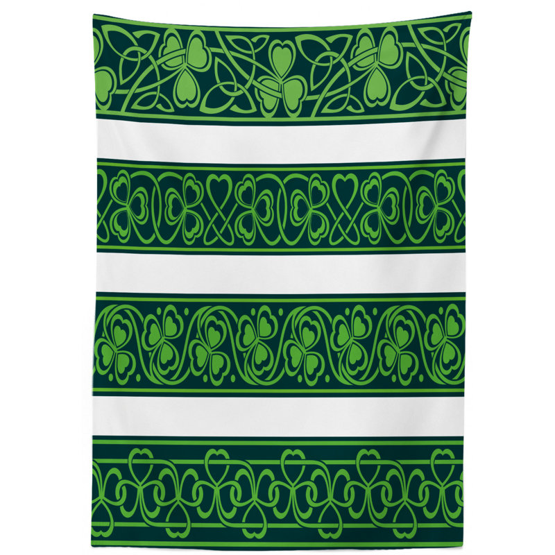 Irish Dining Room Kitchen Tablecloth, 84" L x 60" W