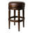 Maven Lane Pullman Backless Bar Stool with Vegan Leather Upholstery-602385932-603022503
