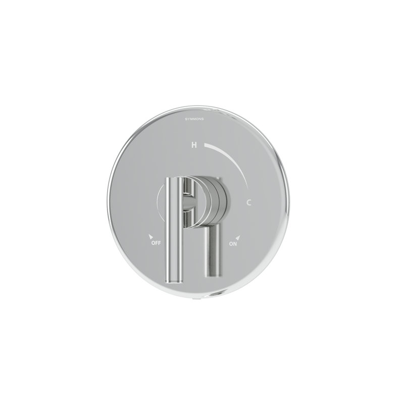 Dia Single Handle Shower Valve Trim, Polished Chrome