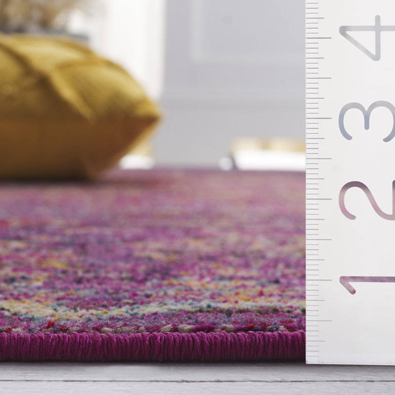 Tapis oriental fuchsia / mauve, Rectangle 5 pi x 8 pi