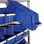 36" W NSF-Certified Commercial 8-Tier 24-Bin Storage Rack with Wheels-1993466561