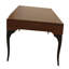Melange Reclaimed Wood Coffee Table – Walnut Brown Hardwood with Sculpted Legs (48") 