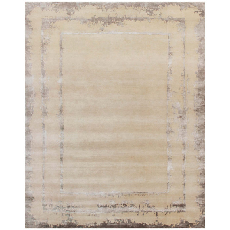 Area Rug in Sillver, Rectangle 10' x 14'