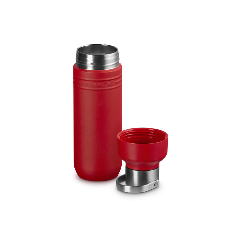 Le Creuset On The Go Insulated Water Bottle 500ml, Red