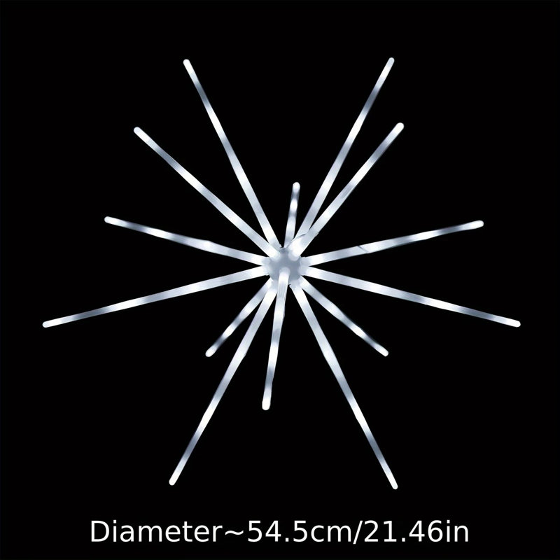 Guirlande lumineuse à DEL pour garage avec 14 tubes en plastique (blanc froid)