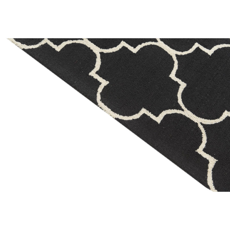 Tapis noir 5 x 8 Pharris