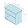 Neldean Storage Organizer Open Bookshelf Set- Half Size Cubes