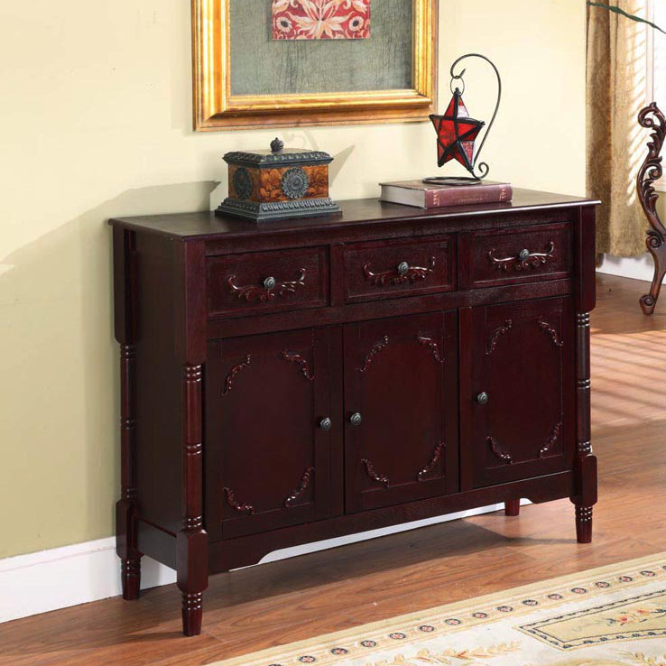 Glen Arbour 3 Door Accent Cabinet, Cherry
