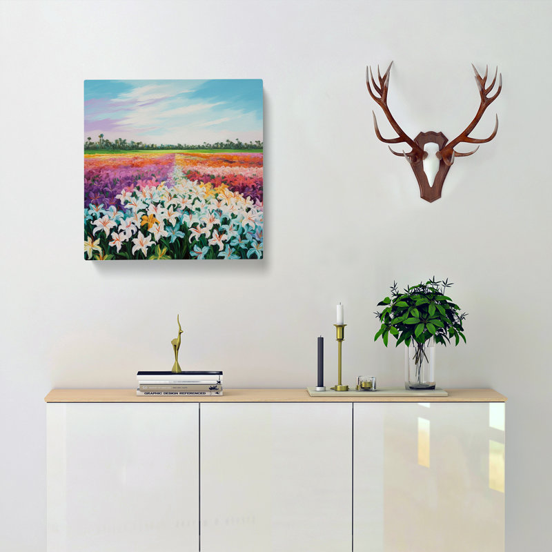 Modern Wall Art - Wrapped Canvas, 35cm H x 35cm W x 3cm D
