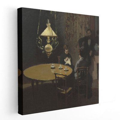 Intérieur, après le dîner, 1868-1869 - reproduction d'art sur toile