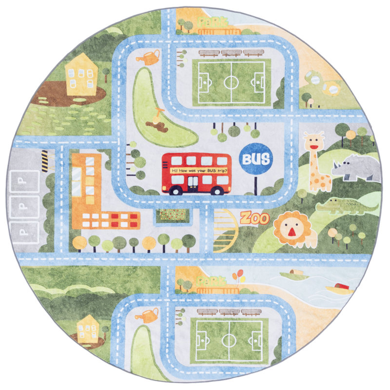 Tapis pour enfant Santa Monica, Rectangulaire 3 pi x 5 pi