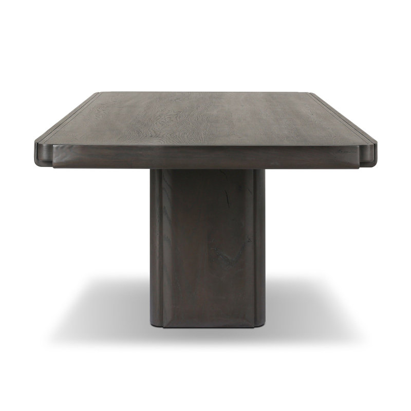 Hurley Rectangle Oak Double Pedestal Dining Table, 30" H x 120" W x 46" D