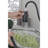 Single Handle High Arc Matte Black Pull Down Kitchen Faucet, Stainless Steel, 1.8 Gpm Flow, Easy To Install And Operate Steel Faucet With , Black, Handle, Arc, Gallons Per Minute
