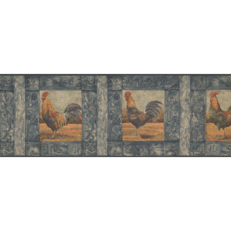 Bordure de papier peint Douglas, gris