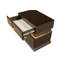 Table de chevet 2 tiroirs en bois