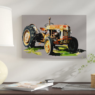 «Tractor II», reproduction sur toile