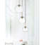 Luminaire suspendu sphérique pour îlot de cuisine à trois lumières avec accents en verre Snead-2129991287-2063172667-2063172669