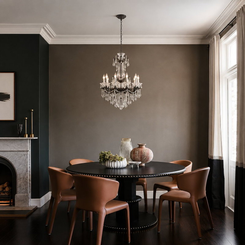 Lustre, Noir satiné