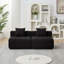 Canapé modulaire en chenille avec 2 coussins