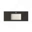 Bassin intérieur blanc extérieur noir surface solide