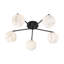 Glass Semi Flush Mount