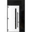 Porte d'entrée extérieure prémontée en acier Ronex 0144, grise, avec imposte latérale et supérieure, style moderne, peinte, largeur 36+16 po x hauteur 96+16 po, ouverture à droite vers l'intérieur-109403665-109403664
