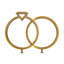 70" Wide Together Forever Ring Table Lamp