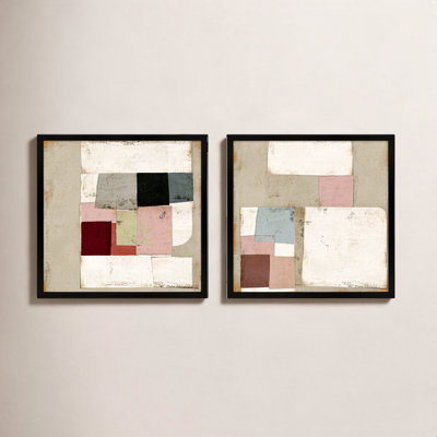Patchwork 1 & 2, Set of 2 by Marco Marella for Studio M - Framed Wall Art