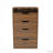 3-in-1 Vanity Desk with Lighted Mirror & Stool, Flip Top Makeup Dressing Table, Compact Storage for Bedroom, Bathroom, Dressing Room (18.9"L, Walnut)-1660461499