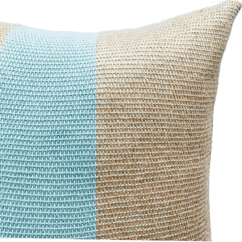 Pampa Square Pillow Cover, Seafoam