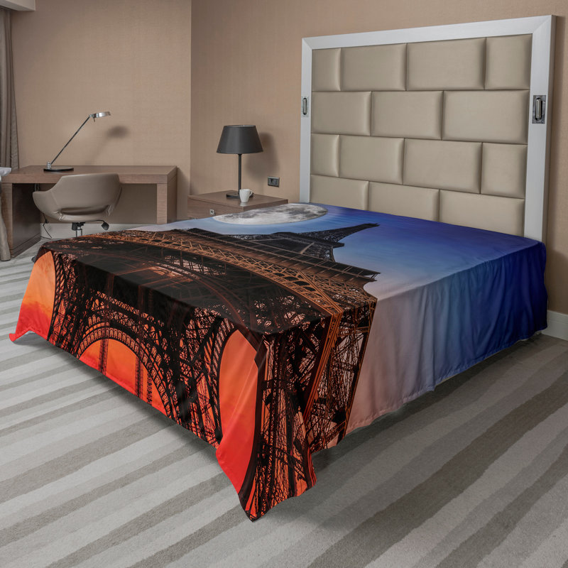 Drap plat Ambesonne Tour Eiffel