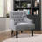 Bania 28" Modern & Contemporary Accent Chair with Textured Fabric Upholstery, Button-Tufted Chair Back, Nailhead Trim-505598264